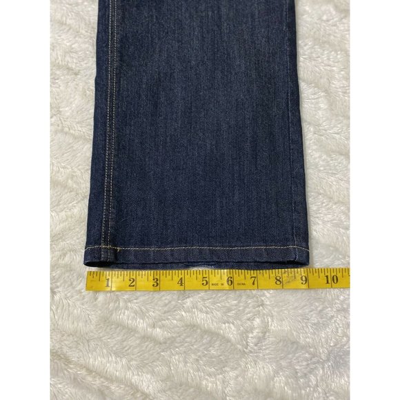 Addition Elle Blue Denim Sz 14 Straight Leg Stretch Women's Jeans 36x33 Msrd - Picture 9 of 12